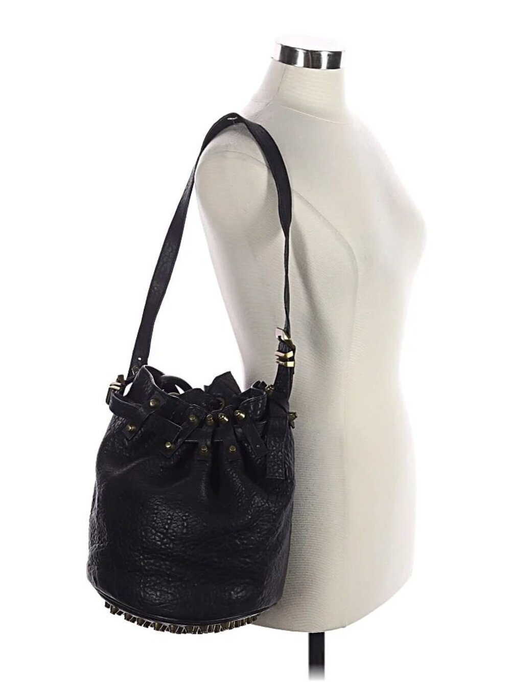 Alexander Wang Diego Bucket Bag with distinctive studded base